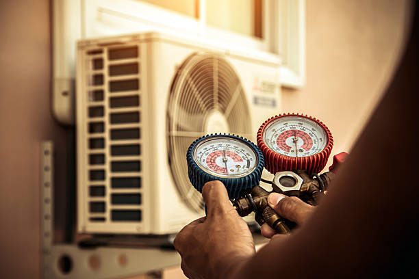 Professional Ac Installation technician working in Madison Heights, VA